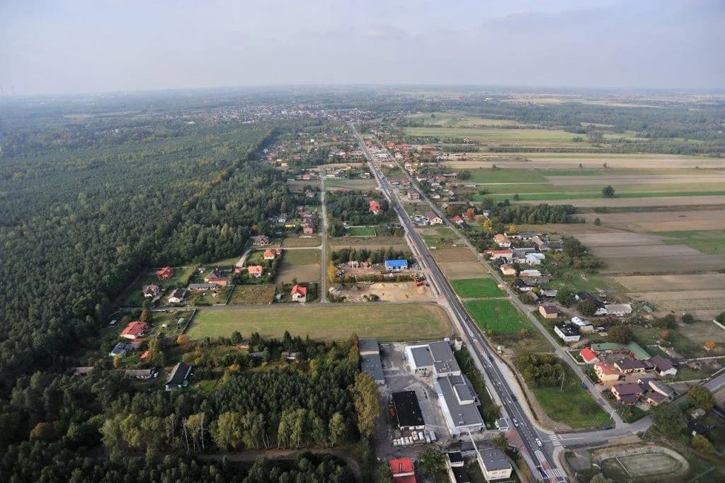 Andrespol z lotu ptaka