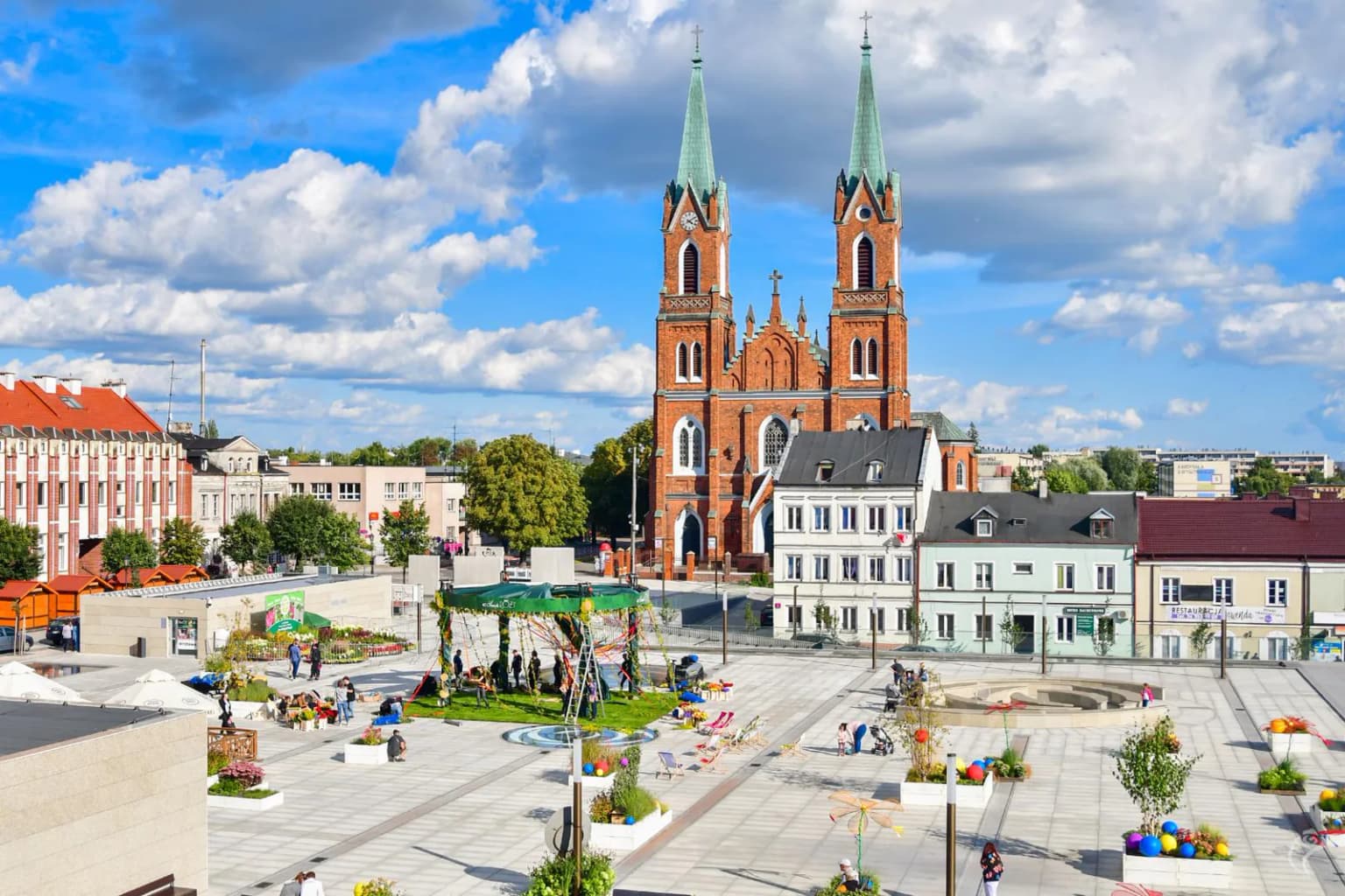 Plac Wolności w Kutnie