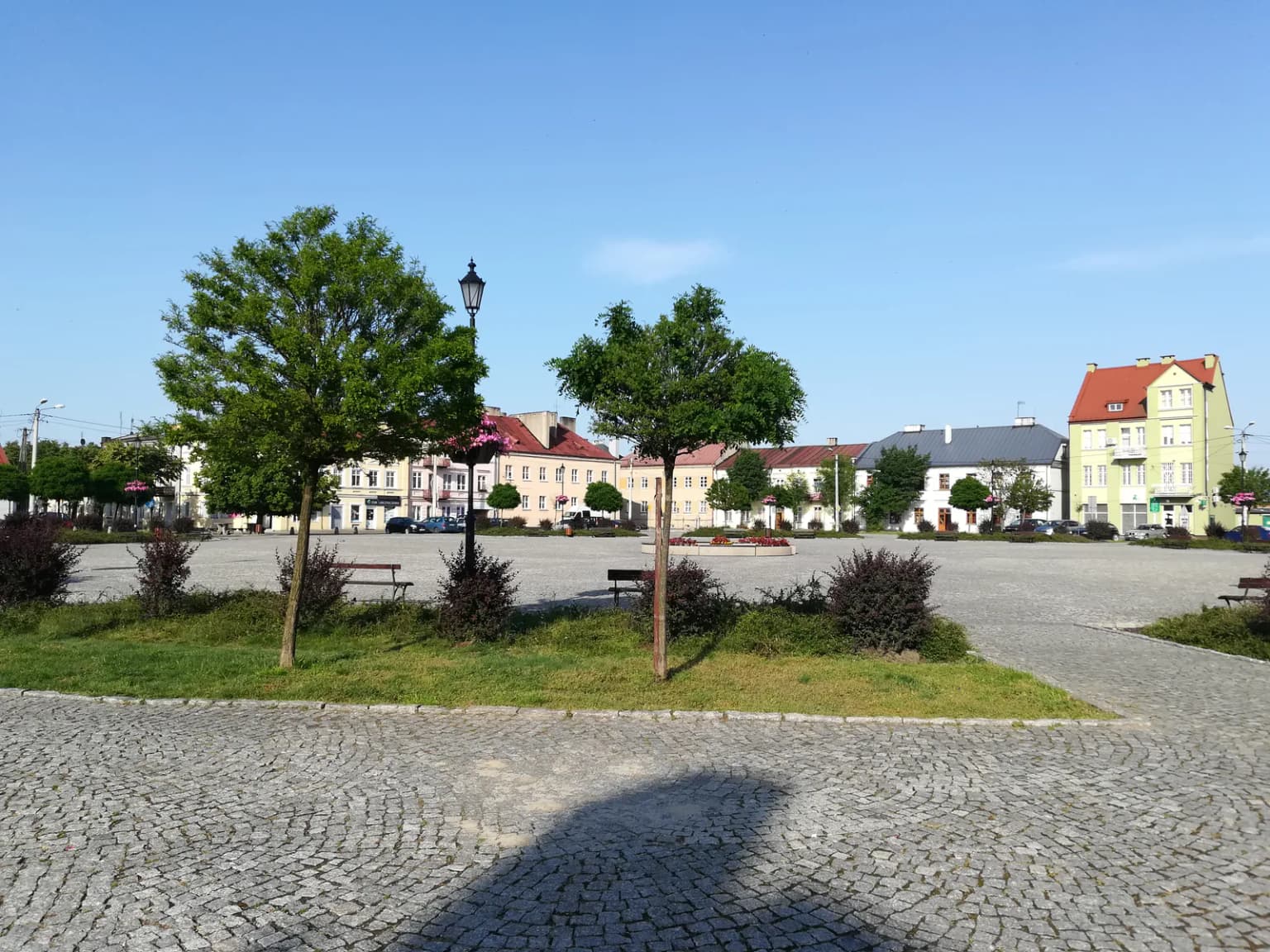 Widok centrum Ozorkowa